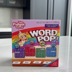 Word Pop! The Fidget Game: Word Pop Edition. Age 5-7.